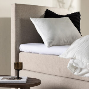 Toledo – Single Bed – Beige, Champagne – 200 x 66 x 90 cm