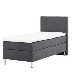 Toledo – Single Bed – Gris foncé, Champagne – 200 x 66 x 90 cm