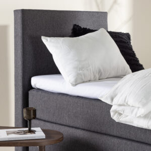 Toledo – Single Bed – Gris foncé, Champagne – 200 x 66 x 90 cm