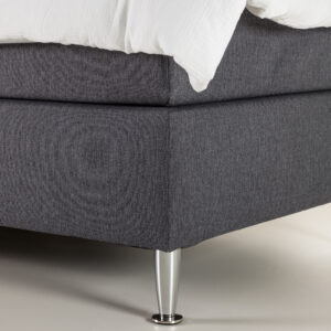 Toledo – Single Bed – Gris foncé, Champagne – 200 x 66 x 90 cm