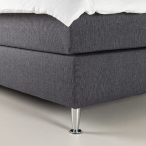 Toledo – Single Bed – Gris foncé, Champagne – 200 x 66 x 120 cm