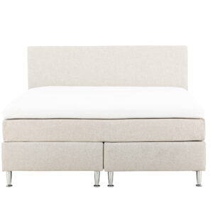 Toledo – Double Bed – Beige, Champagne – 200 x 66 x 180 cm