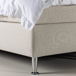Toledo – Double Bed – Beige, Champagne – 200 x 66 x 180 cm