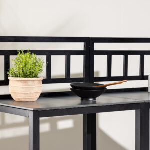 Alicante – Sectionals – Noir, Gris – 128 x 90 x 60 cm