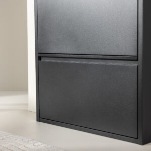 Bonito – Shoe Rack – Noir – 15 x 103 x 65 cm