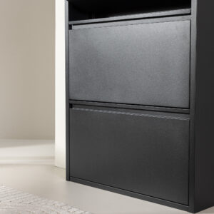 Ushuaia – Shoe Rack – Noir – 15 x 136 x 65 cm