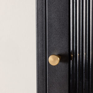 Cali – Meuble de rangement – Noir – 35 x 180 x 37 cm