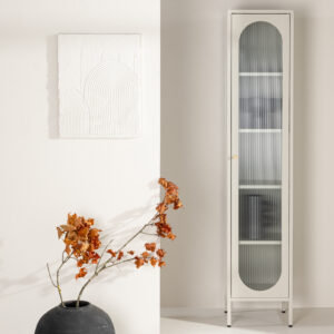 Cali – Meuble de rangement – Beige – 35 x 180 x 37 cm