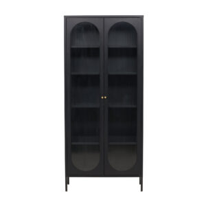 Lima – Meuble de rangement – Noir – 35 x 180 x 80 cm