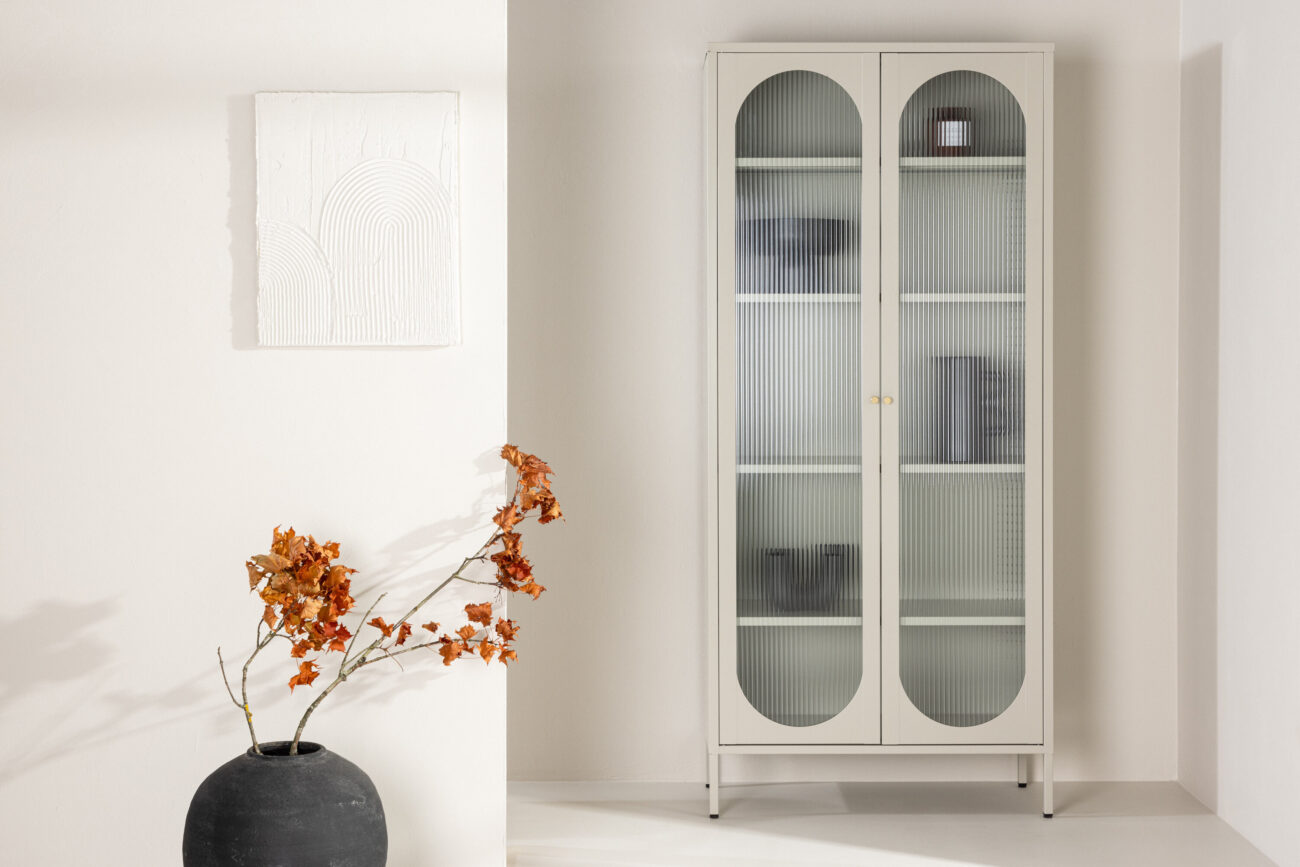 Lima – Meuble de rangement – Beige – 35 x 180 x 80 cm