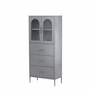 La Paz – Meuble de rangement – Gris clair – 35 x 160 x 70 cm