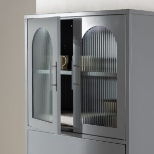 La Paz – Meuble de rangement – Gris clair – 35 x 160 x 70 cm