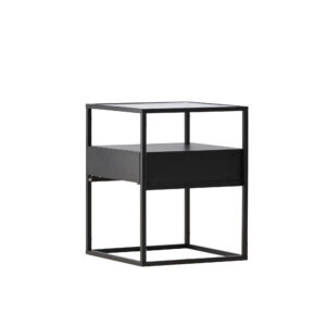 Fortaleza – Table d&rsquo;appoint – Noir – 40 x 40 cm