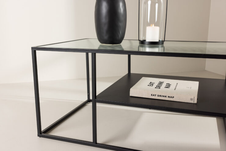 Campinas – Table basse – Noir – 60 x 90 cm
