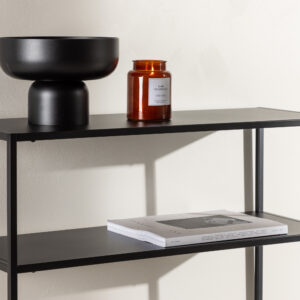 Georgetown – Table d&rsquo;appoint – Noir – 30 x 80 cm