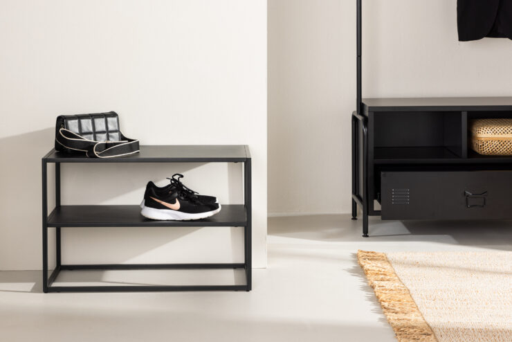 Curitiba – Shoe Rack – Noir – 33 x 45 x 70 cm