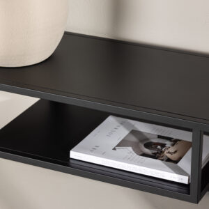 Riverside – Meuble TV – Noir – 40 x 40 x 120 cm