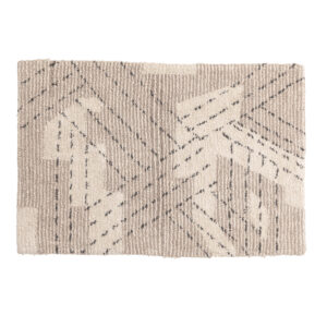 Lorentz – Tapis de bain – Ivoire, Taupe, Grège – 90 x 60 cm