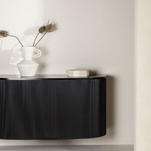 Loca – Table d&rsquo;appoint – Noir – 120 x 45 cm
