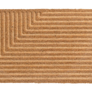 Jon – Paillasson – Noir, Naturel – 75 x 45 cm
