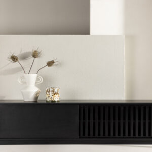 Lugo – Meuble TV – Noir – 40 x 45 x 180 cm