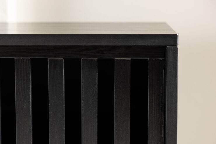 Lugo – Meuble TV – Noir – 40 x 45 x 180 cm