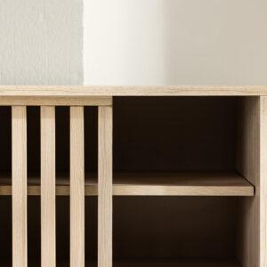 Lugo – Meuble TV – Blanchi – 40 x 45 x 180 cm