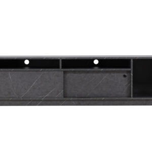 Girona – Meuble TV – Noir – 40 x 50 x 180 cm