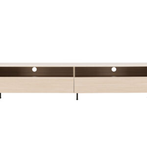 Navarra – Meuble TV – Noir, Blanchi – 40 x 40 x 180 cm