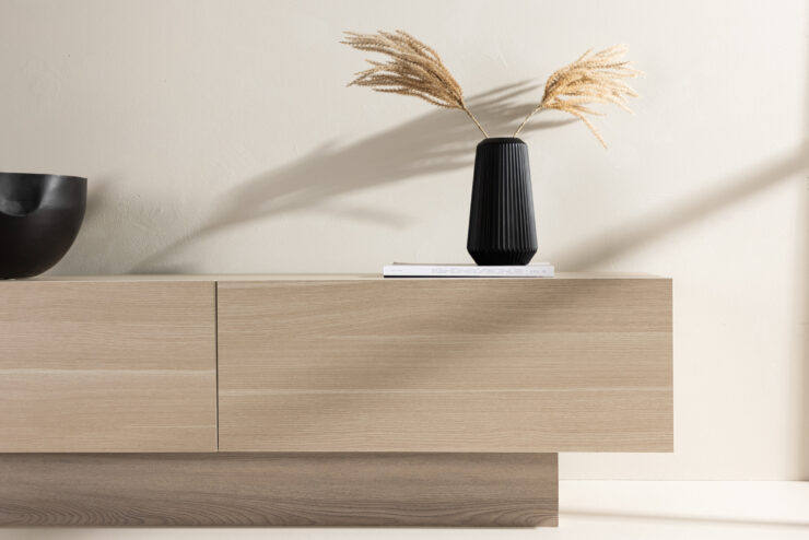 Cuenca – Meuble TV – Blanchi – 47 x 45 x 160 cm