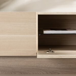 Cuenca – Meuble TV – Blanchi – 47 x 45 x 160 cm
