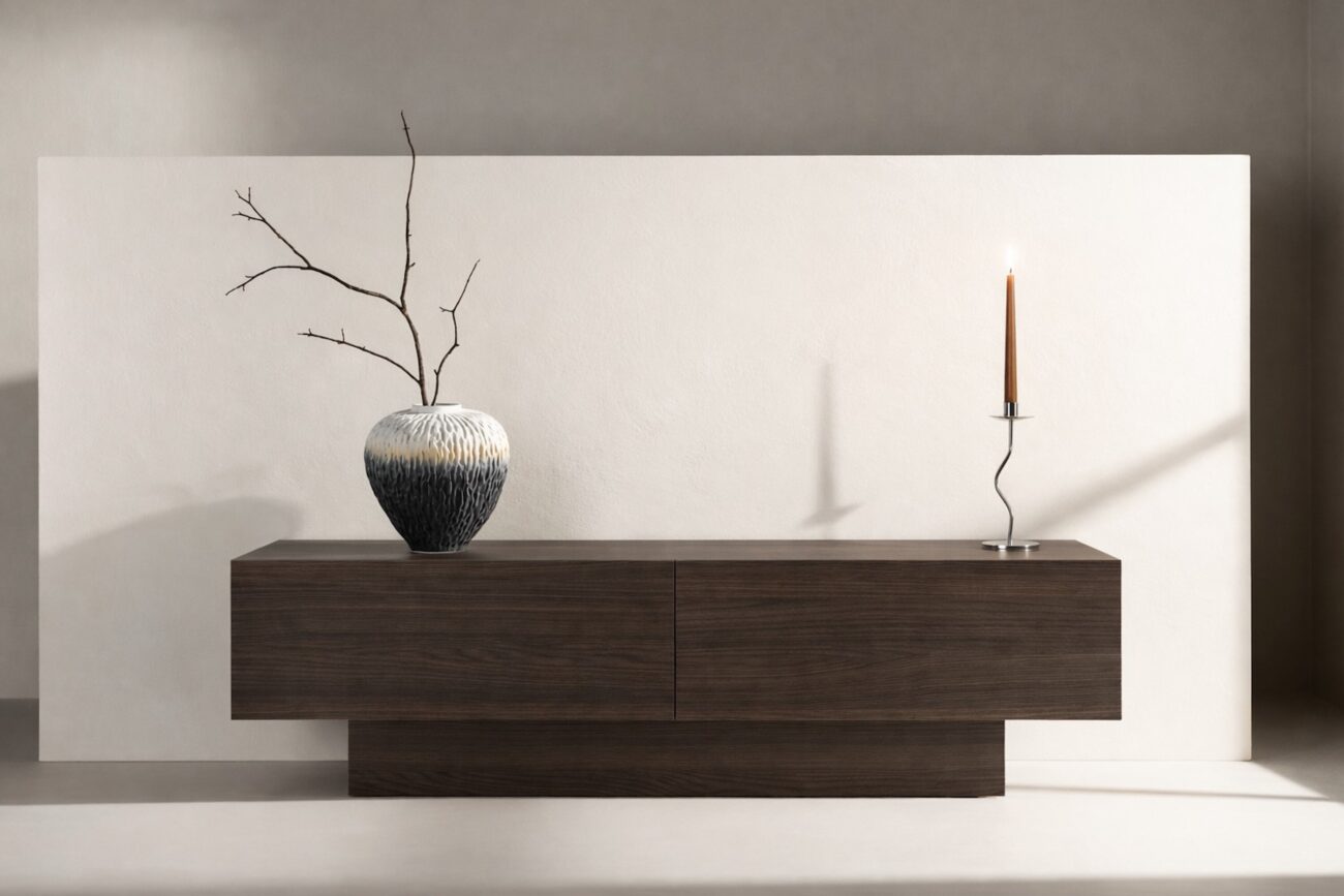 Cuenca – Meuble de rangement – Moka – 160 x 47 x 45 cm