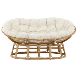 Mamasan – Fauteuil lounge – Naturel – 108 x 97 x 165 cm