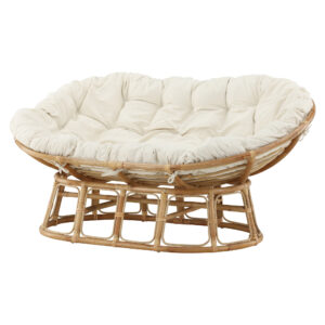 Mamasan – Fauteuil lounge – Naturel – 108 x 97 x 165 cm