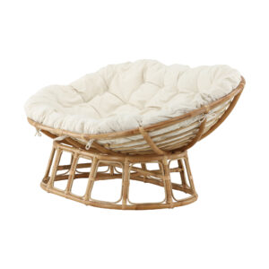 Mamasan – Fauteuil lounge – Naturel – 108 x 97 x 165 cm