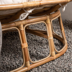 Mamasan – Fauteuil lounge – Naturel – 108 x 97 x 165 cm