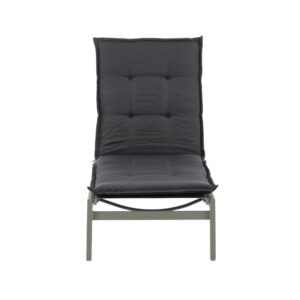 Hanna – Cushion Sun Lounge – Gris foncé – 193 x 6 x 60 cm