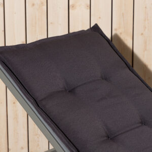 Hanna – Cushion Sun Lounge – Gris foncé – 193 x 6 x 60 cm