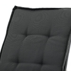 Hanna – Cushion Sun Lounge – Gris, Gris foncé – 193 x 6 x 60 cm
