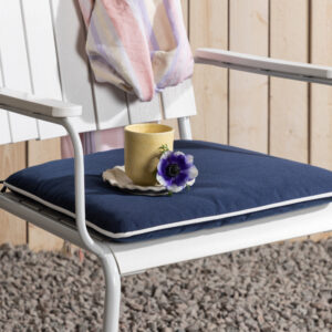 Holmsund – Coussin de chaise – Bleu – 46 x 39 cm