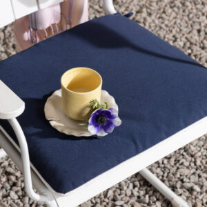 Holmsund – Coussin de chaise – Bleu – 46 x 39 cm