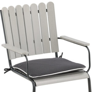 Holmsund – Coussin de chaise – Gris foncé – 46 x 39 cm