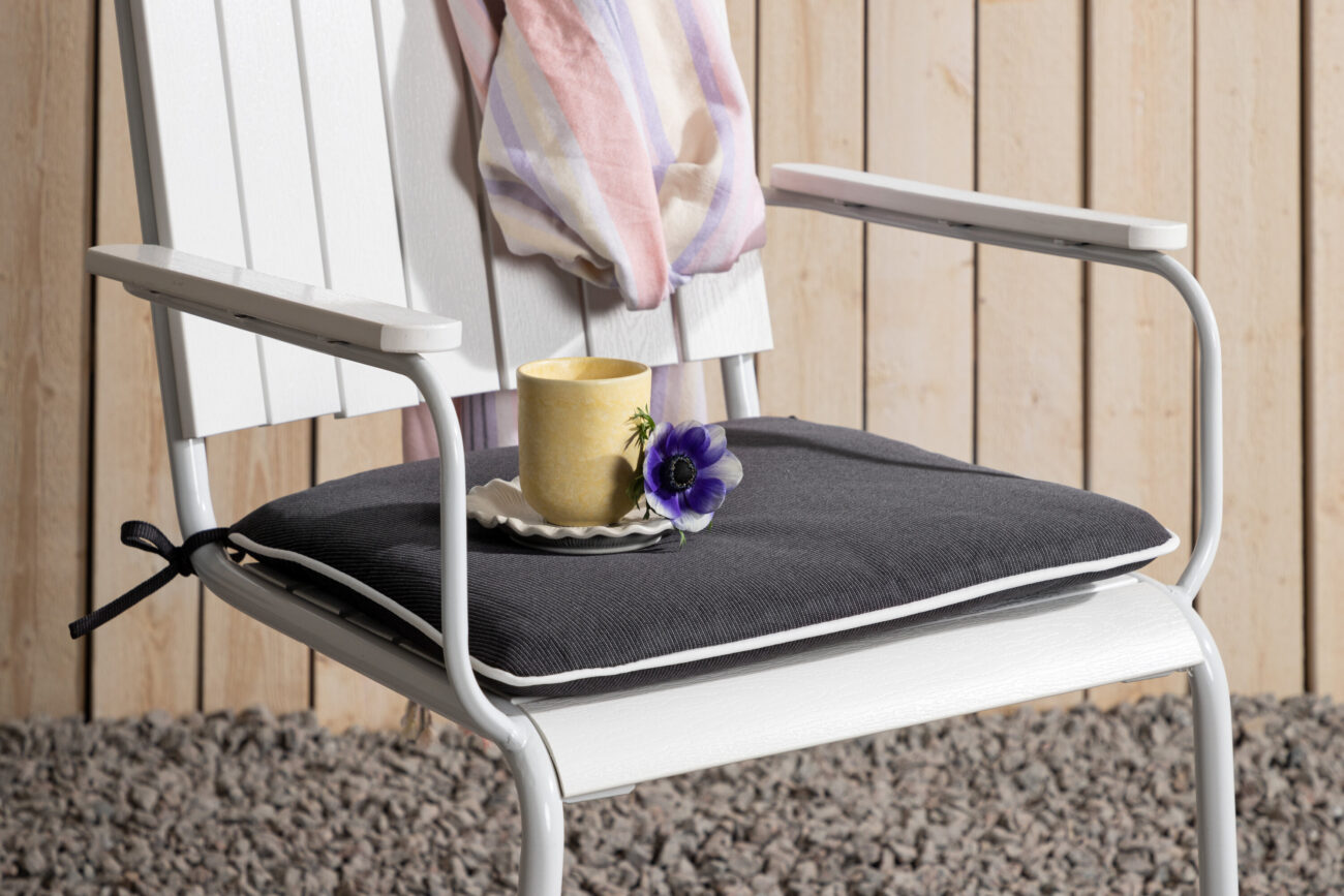 Holmsund – Coussin de chaise – Gris foncé – 46 x 39 cm