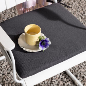 Holmsund – Coussin de chaise – Gris foncé – 46 x 39 cm