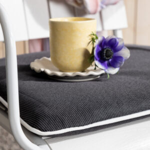 Holmsund – Coussin de chaise – Gris foncé – 46 x 39 cm