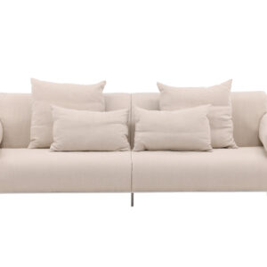 Öckerö – Canapé 3 places – Beige, Blanc – 91 x 80 x 237 cm