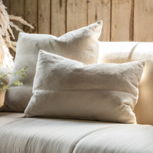 Öckerö – Canapé 3 places – Beige, Blanc – 91 x 80 x 237 cm