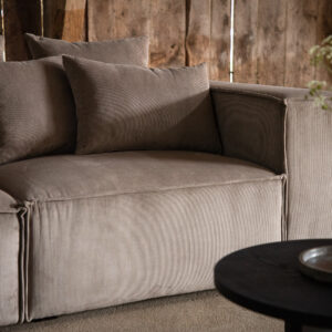 Gillholmen – Canapé 3 places – Noir, Marron – 116 x 80 x 232 cm