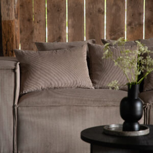 Gillholmen – Canapé 3 places – Noir, Marron – 116 x 80 x 232 cm