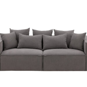 Gillholmen – Canapé 3 places – Noir, Gris – 116 x 80 x 232 cm